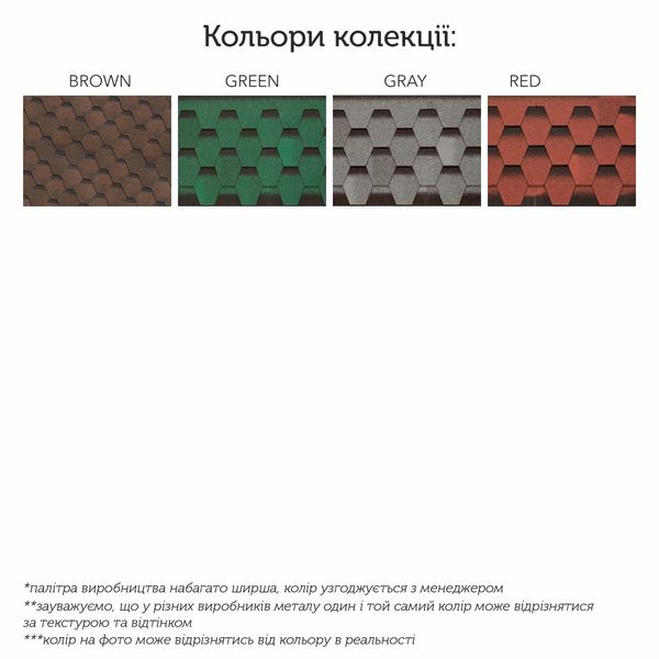 Бітумна черепиця BTM Shingle Rubin Red 80037 фото