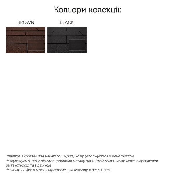 Бітумна черепиця Katepal 3T BLACK 80059 фото