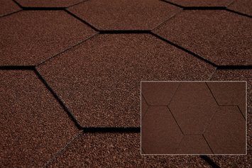 Бітумна черепиця Katepal CLASSIC KL BROWN 80062 фото