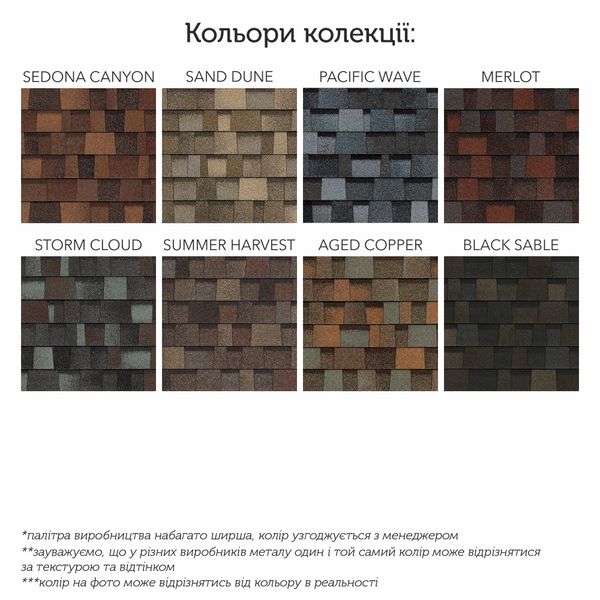 Бітумна черепиця OwensCorning TruDefinition Duration Designer AR Aged Copper 80017 фото