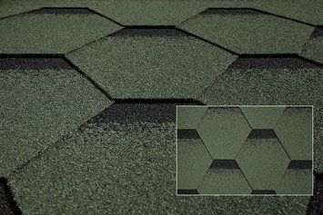 Бітумна черепиця Katepal KATRILLI MOSS 80072 фото