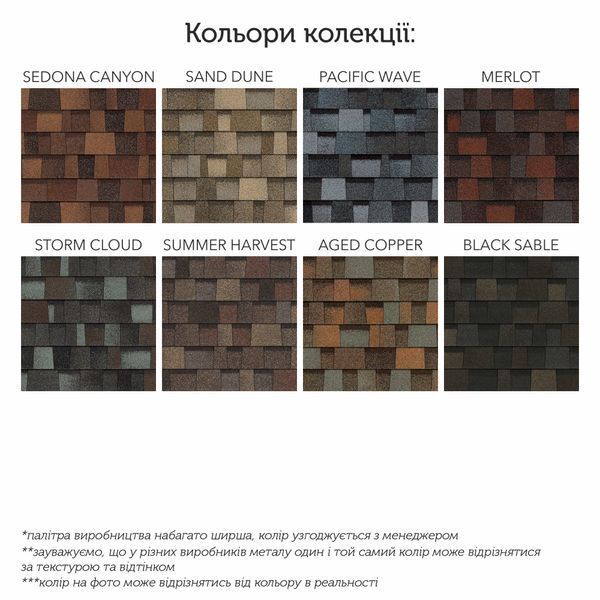 Бітумна черепиця OwensCorning TruDefinition Duration Designer AR Sedona Canyon 80023 фото