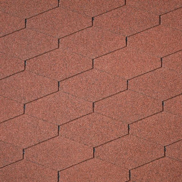 Бітумна черепиця Diamant Plus (10) Tile Red 78480 фото
