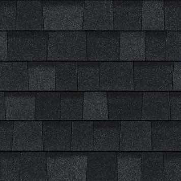 Бітумна черепиця OwensCorning OAKRIDGE AR Onyx Black 80030 фото