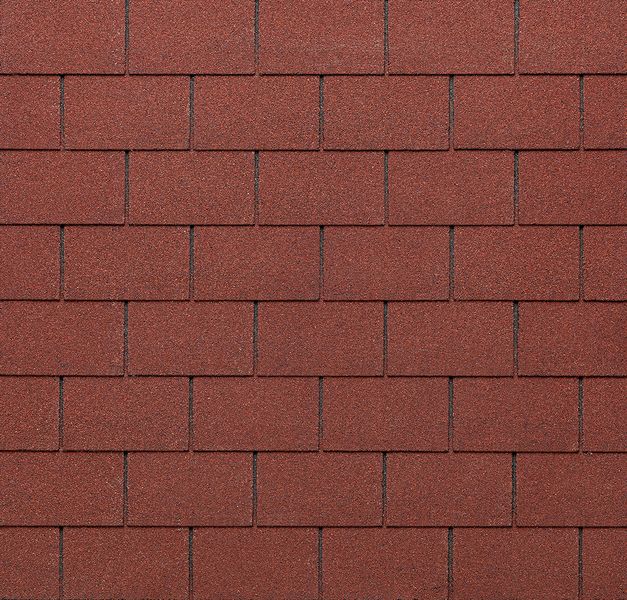 Бітумна Черепиця Tegola Unica Rectangular Coppery Red 80032 фото